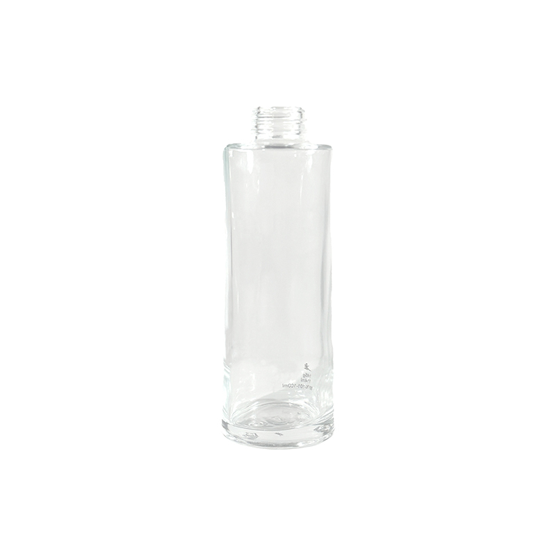 Transparent Long Cylindrical Screw Cap Lotion Bote na 108ml Magaan ang timbang