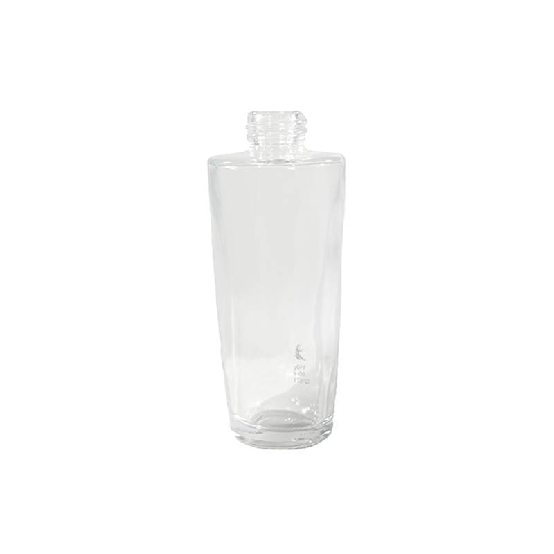 J2514 Transparent Inverted Pear-Shaped Lotion Bottle 46ml na may Simple Modern Design