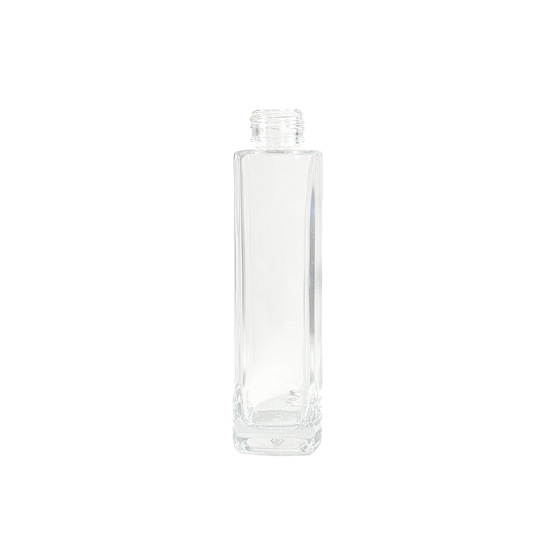 Transparent Long Cylindrical Screw Cap Lotion Bote na 108ml Magaan ang timbang