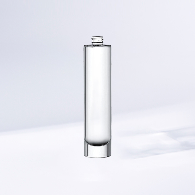 Transparent Long Cylindrical Screw Cap Lotion Bote na 108ml Magaan ang timbang