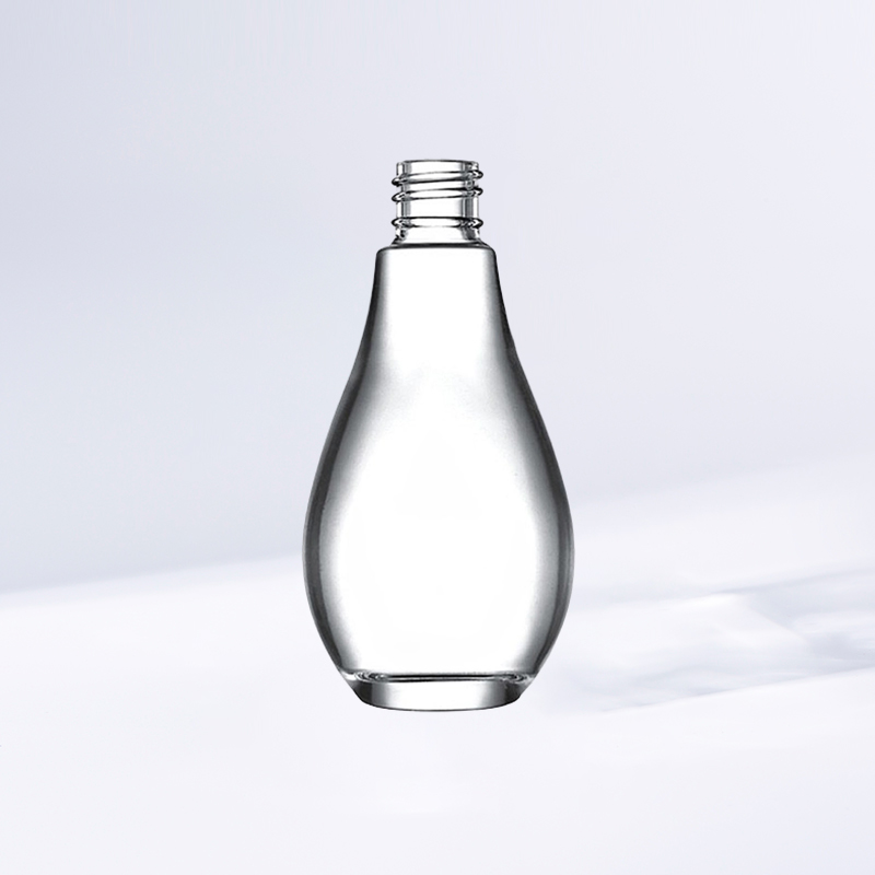 J2514 Transparent Inverted Pear-Shaped Lotion Bottle 46ml na may Simple Modern Design